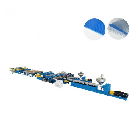 PC PP PE Liña de extrusión de sección transversal oca
