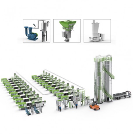 Sistema de alimentación centralizado Jwell