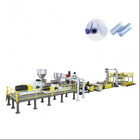 Liña de extrusión de follas de PET con ventilación sen tintura de dobre parafuso