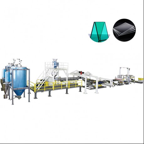 Liña de extrusión de follas ópticas PC PMMA