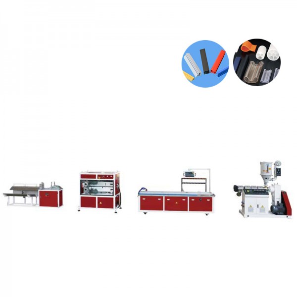 Liña de extrusión de perfil pequeno JWELL PVC PP PE PC ABS