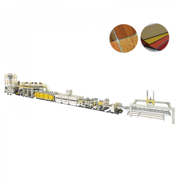 Liña de extrusión de panel composto de aluminio e plástico